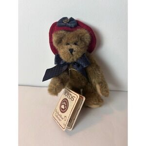 Boyds The Head Bean Collection Vintage Mamie Glorybear Plush With‎ Tags 6.5"